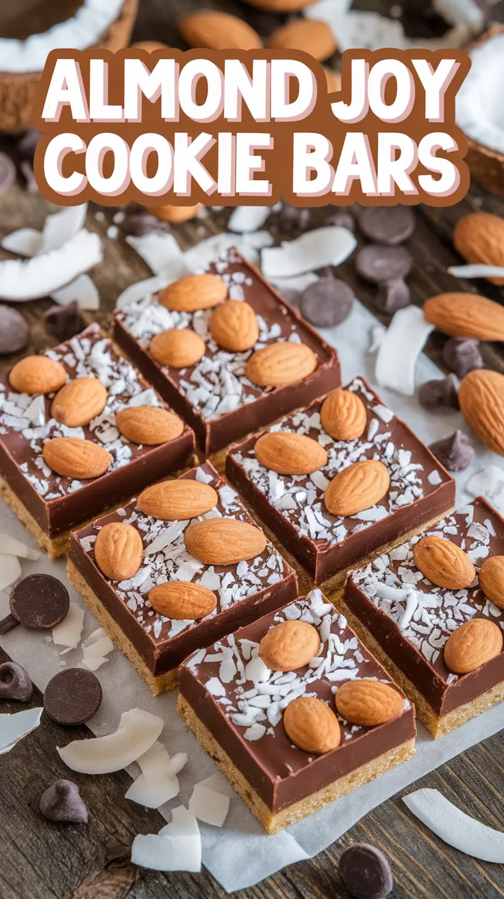 Almond Joy Cookie Bars