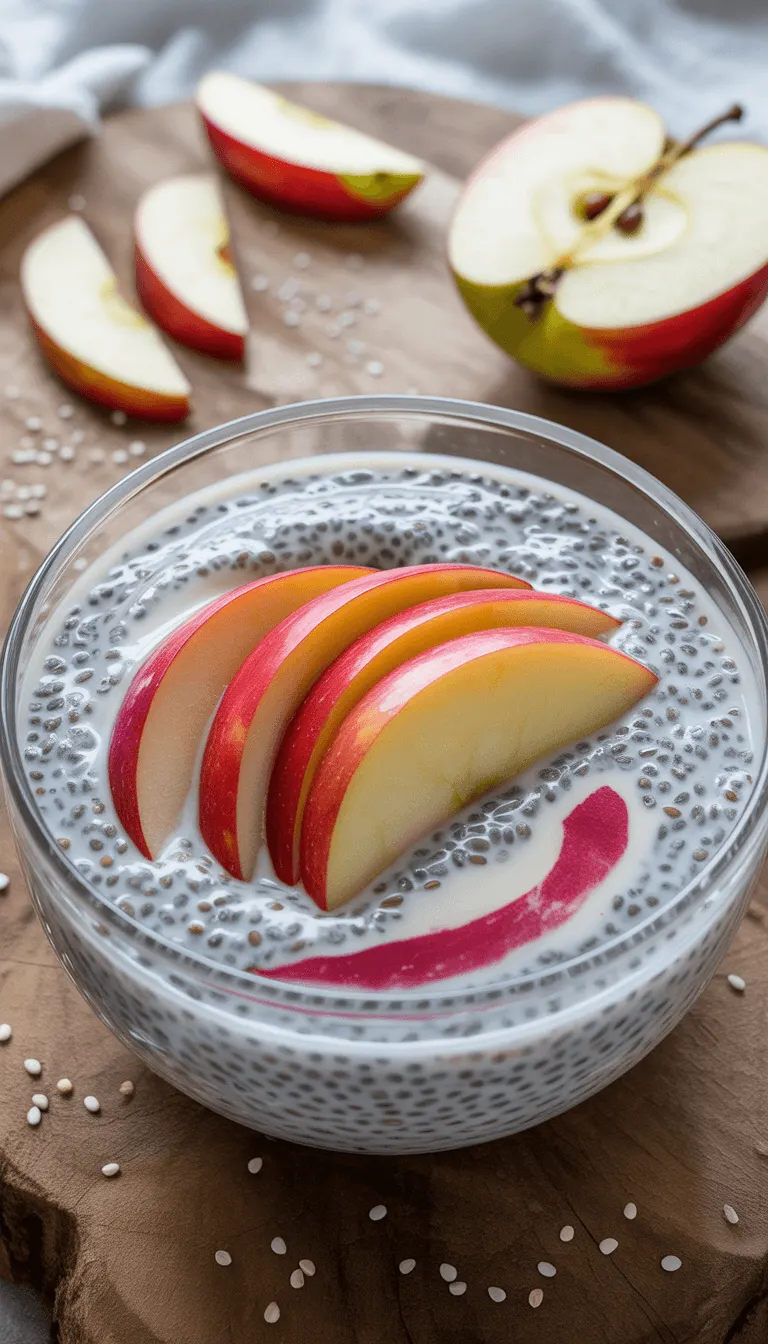 Apple Chia Pudding – A Creamy, Healthy Delight!