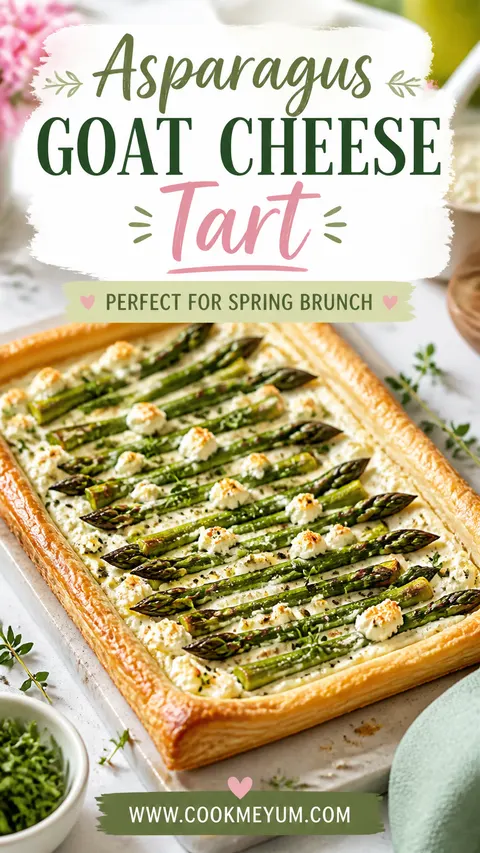 Asparagus Goat Cheese Tart – Perfect for Spring Brunch