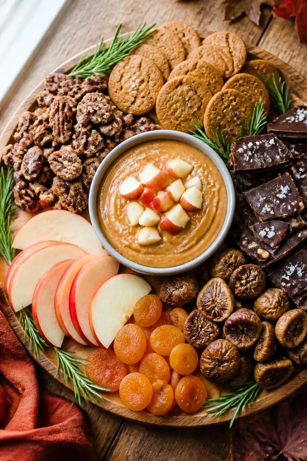 Autumn Charcuterie Board – A No-Bake Sweet Dessert Grazing Platter