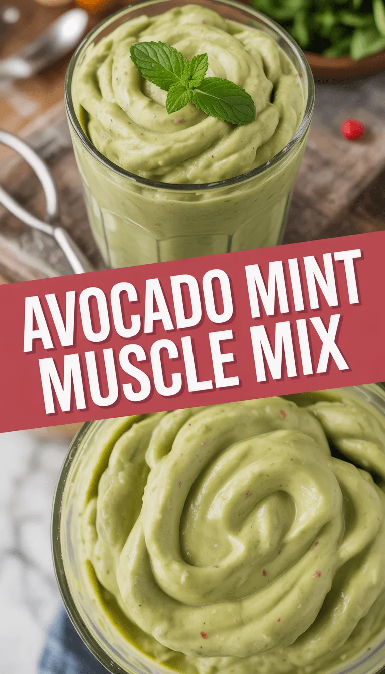 Avocado Mint Muscle Mix – A Refreshing Protein Powerhouse