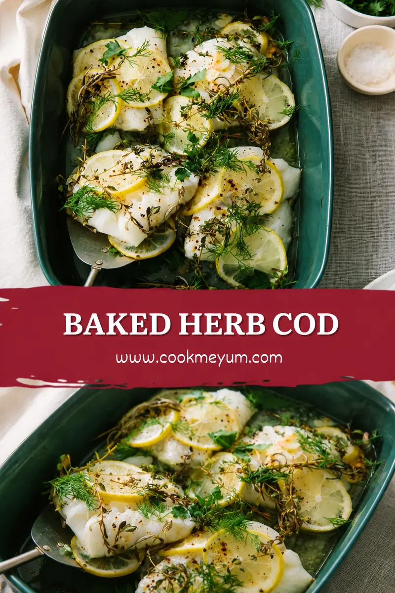 Baked Herb Cod – Light and Ready in 25 Min