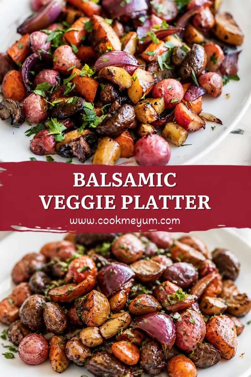 Balsamic Veggie Platter – Healthy and Quick Grilled