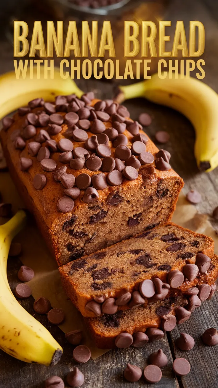 Banana Bread with Chocolate Chips
