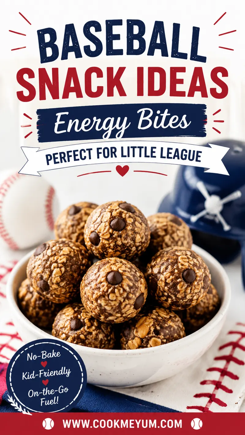 Baseball Snack Ideas: Energy Bites – Perfect for Little League