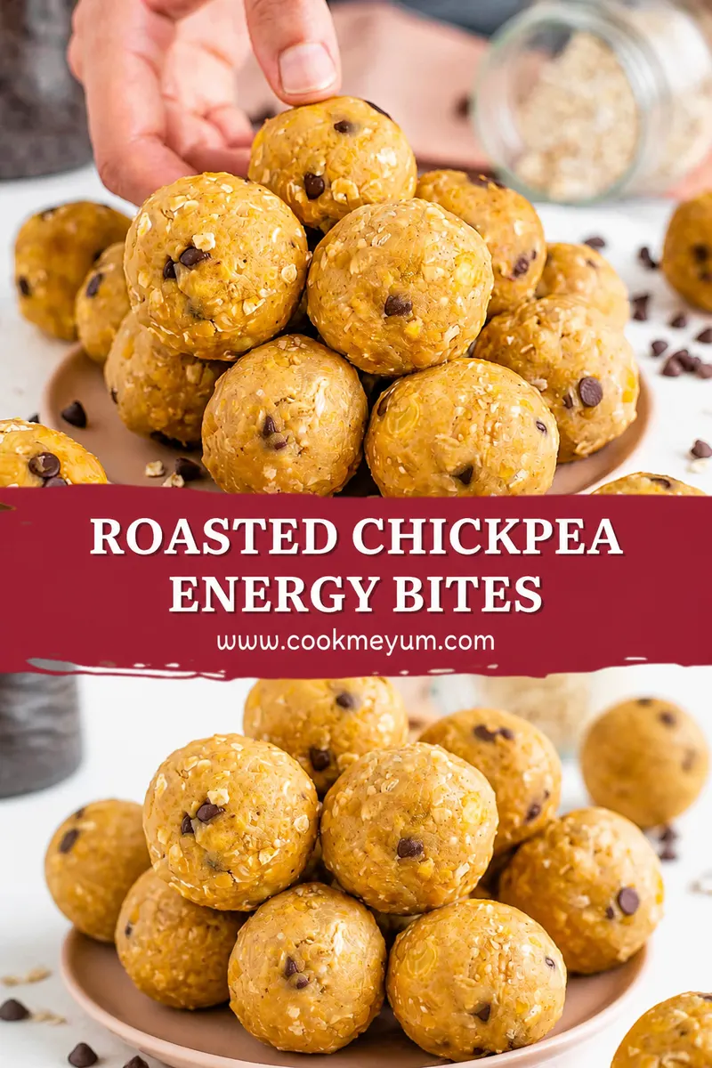 Baseball Snack Ideas – Roasted Chickpea Energy Bites
