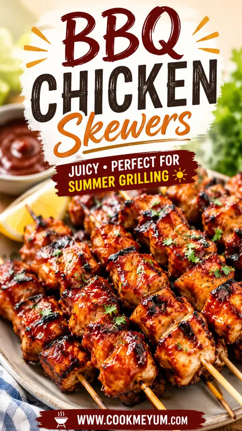 BBQ Chicken Skewers Juicy – Perfect for Summer Grilling