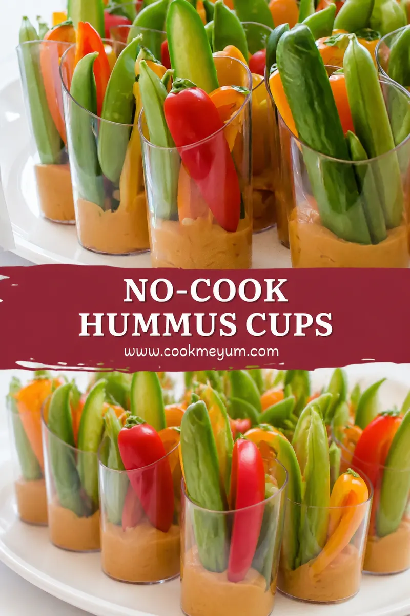 Beach Snacks Ideas – Portable and No-Cook Hummus Cups