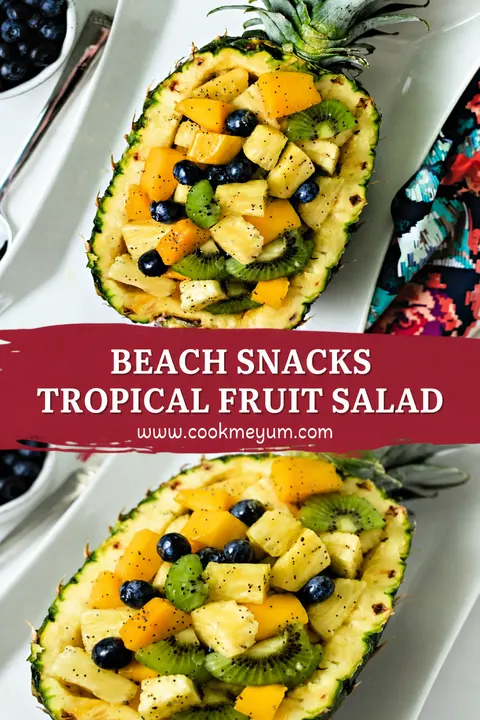 Beach Snacks Tropical Fruit Salad – Easy and Refreshing