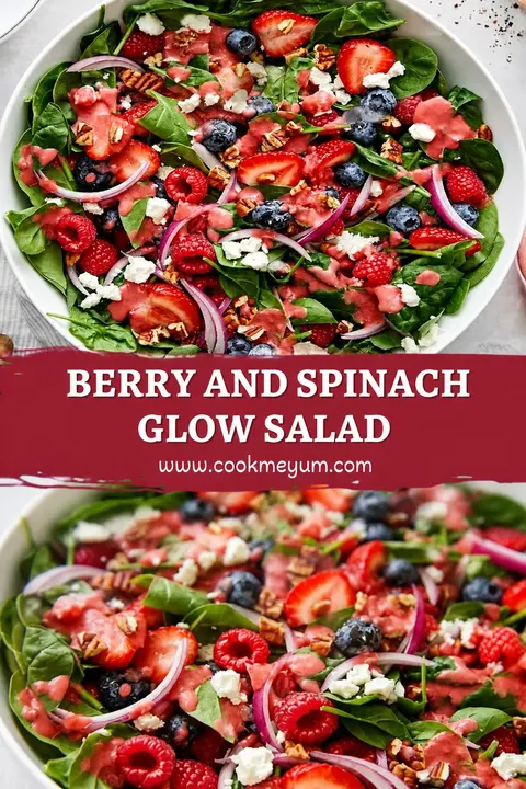 Berry and Spinach Glow Salad – Fresh and Energizing