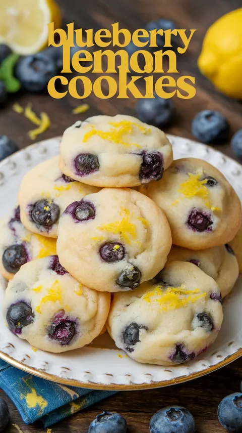 Blueberry Lemon Cookies