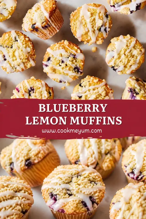 Blueberry Lemon Muffins – Easy Sourdough Discard