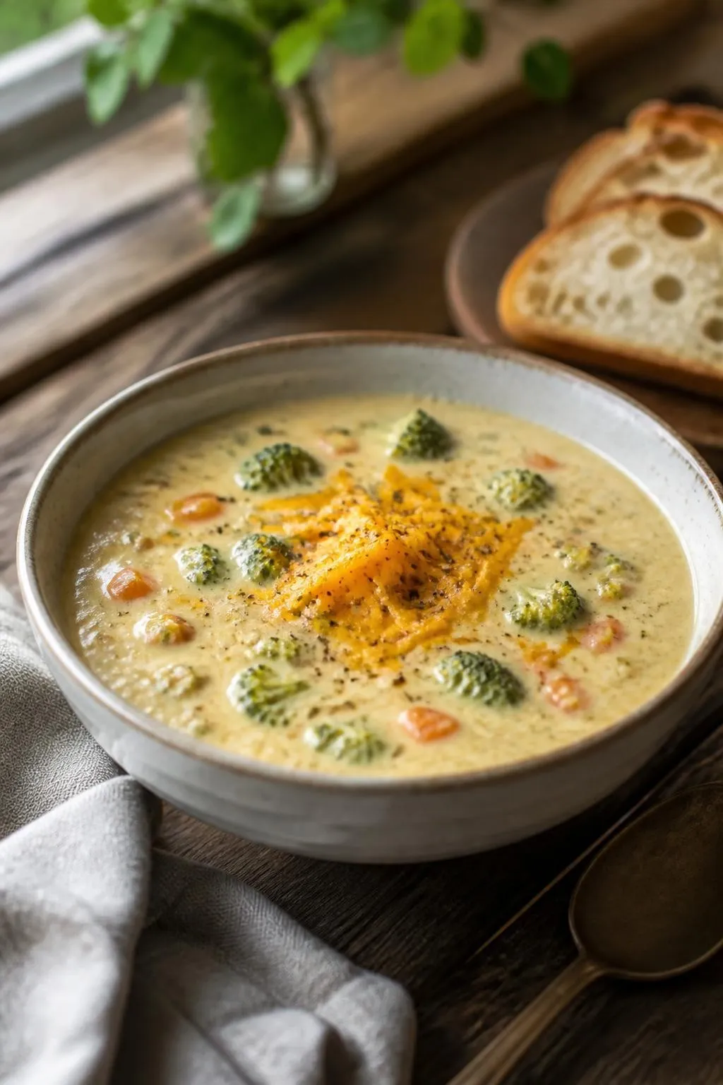 Broccoli Cheddar Soup – Creamy and Ready in 30 Minutes