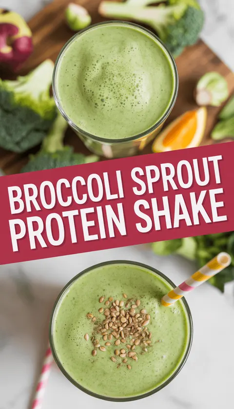 Broccoli Sprout Protein Shake – Healthy and Delicious!