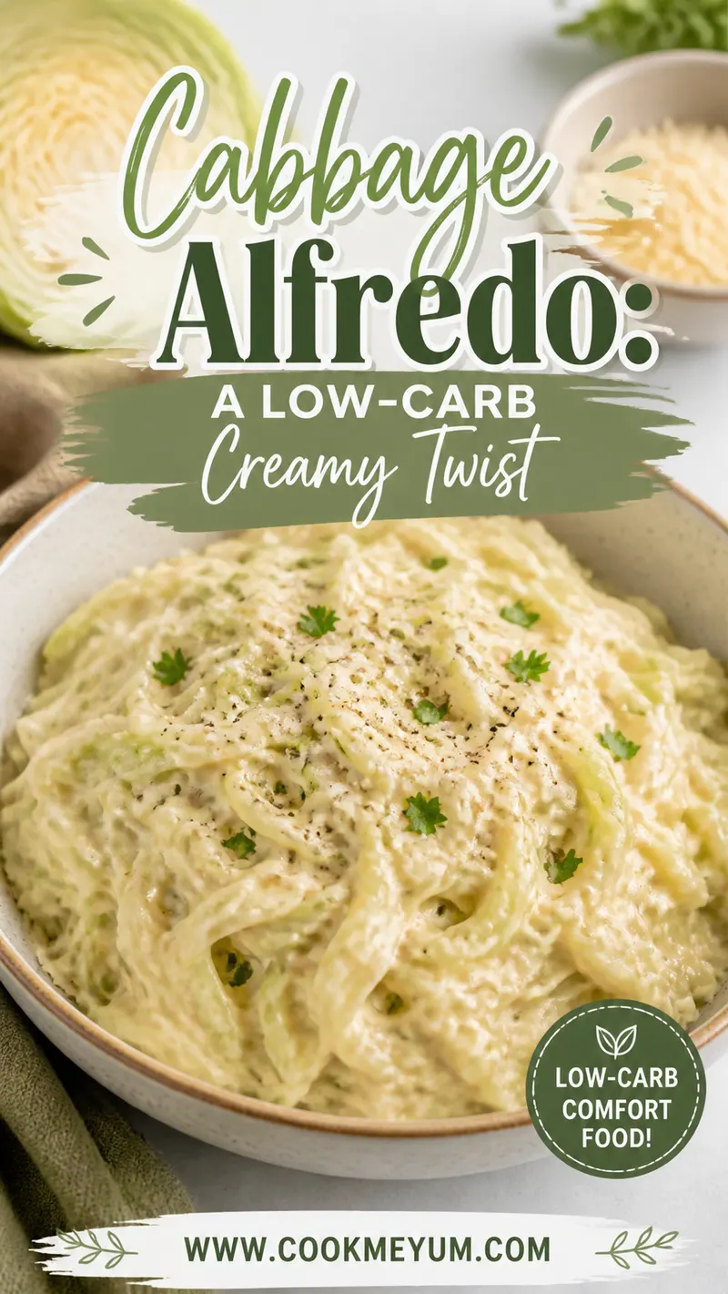 Cabbage Alfredo: A Low-Carb Creamy Twist