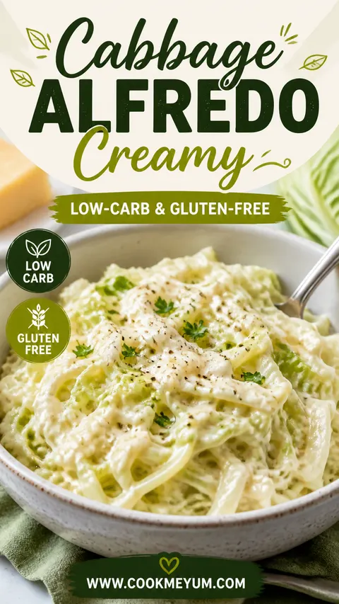 Cabbage Alfredo Creamy – Low-Carb and Gluten-Free