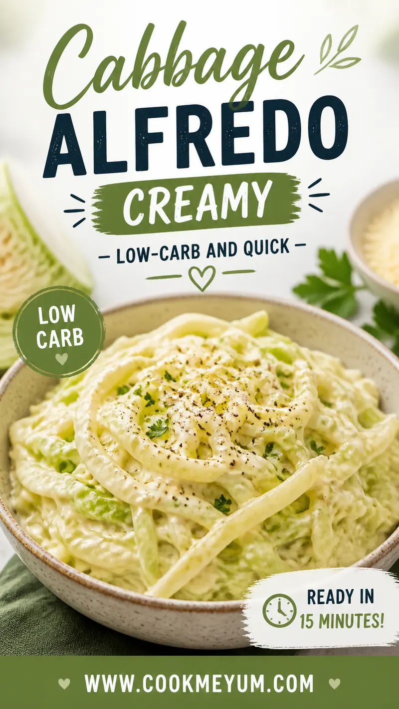 Cabbage Alfredo Creamy – Low-Carb and Quick