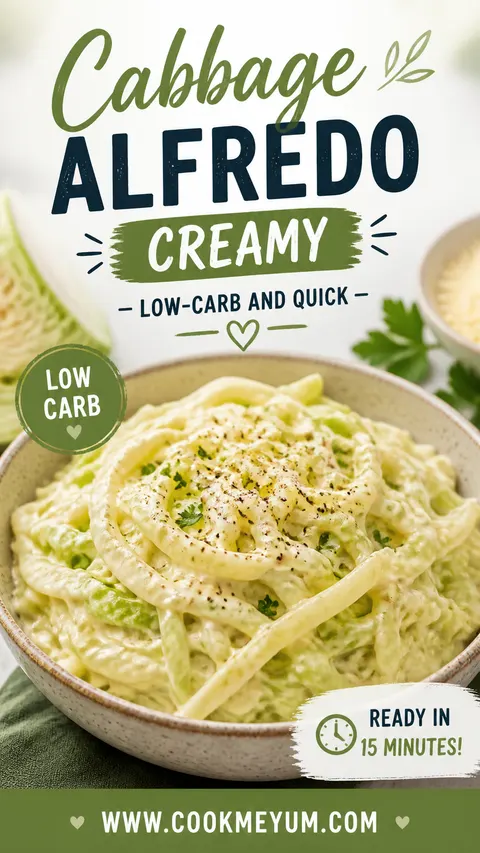 Cabbage Alfredo Creamy – Low-Carb and Quick
