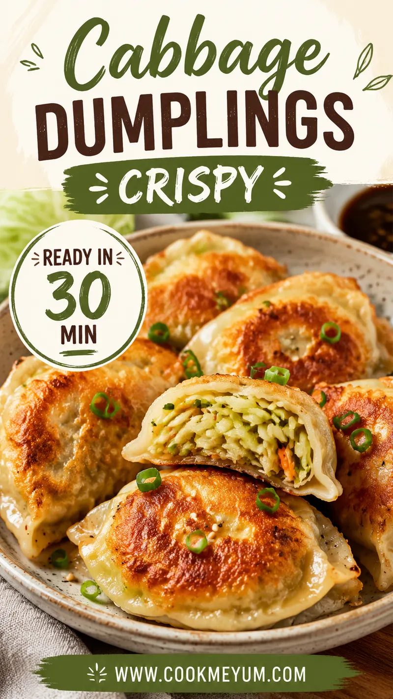 Cabbage Dumplings Crispy – Ready in 30 Min