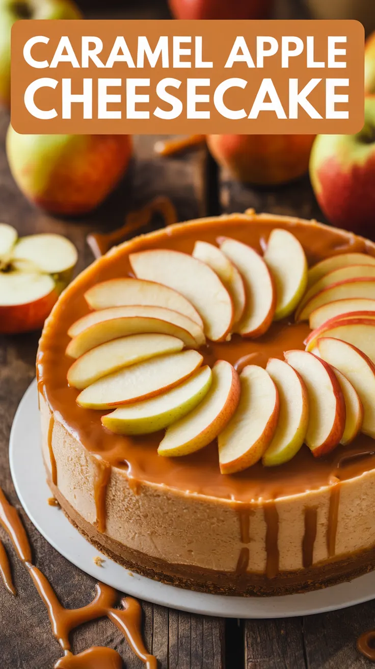 Caramel Apple Cheesecake