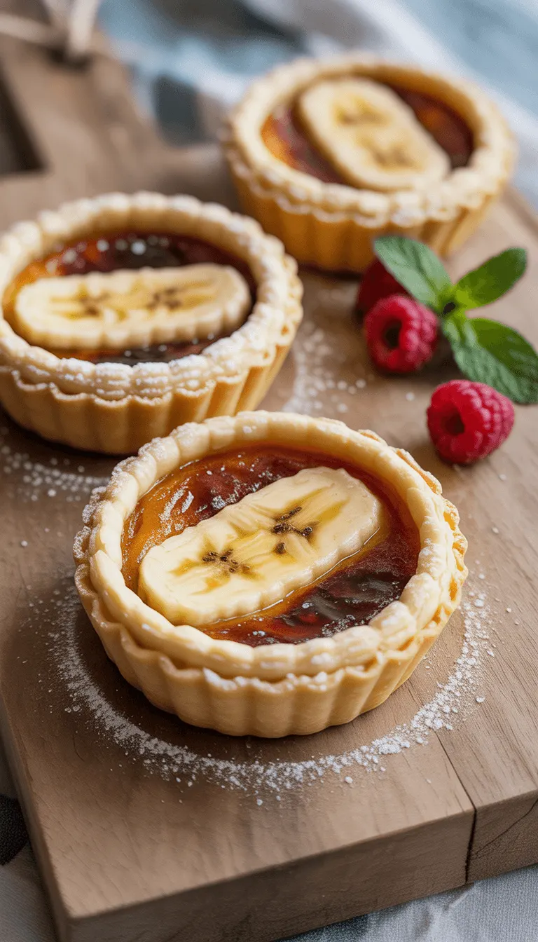 Caramelized Banana Tarts – A Sweet Indulgence for Any Occasion!
