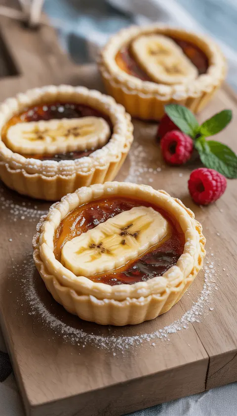 Caramelized Banana Tarts – A Sweet Indulgence for Any Occasion!