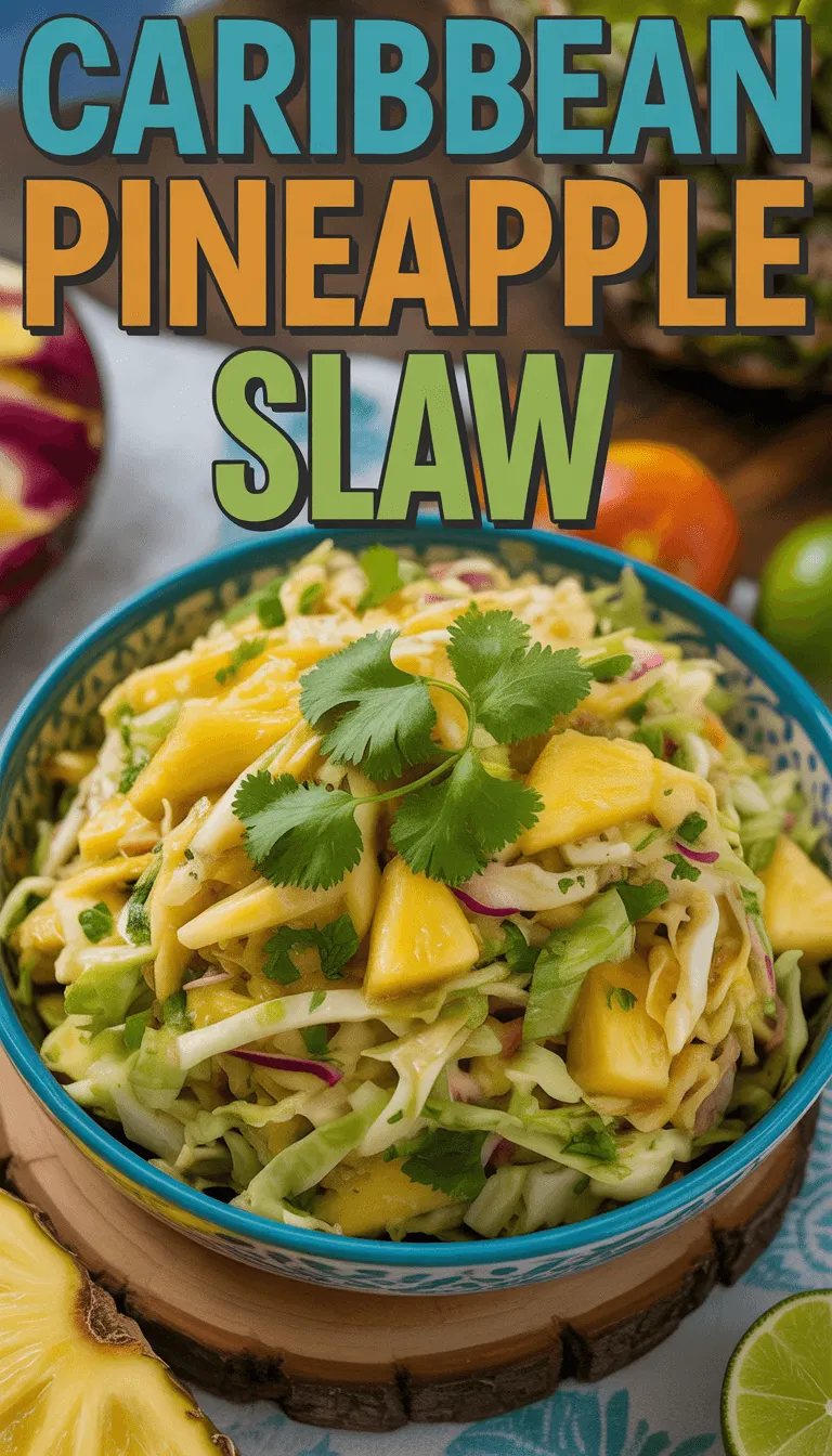 Caribbean Pineapple Slaw Recipe – A Tropical Twist on Classic Slaw