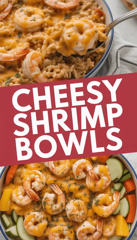 Cheesy Shrimp Bowls – A Comforting All-in-One Meal