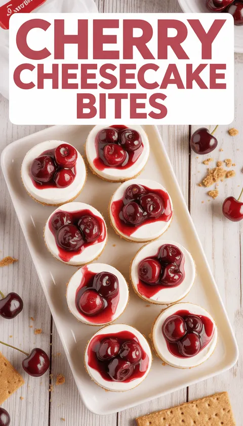 Cherry Cheesecake Bites – Deliciously Easy and Irresistibly Sweet!
