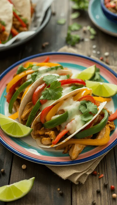 Chicken Fajitas with Extra Cheese (Flavorful & Easy!)