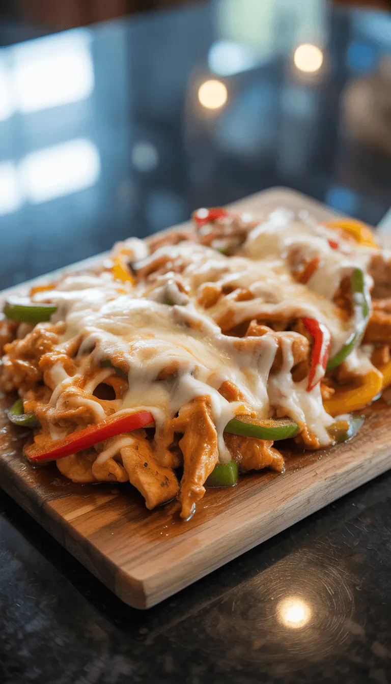 Chicken Fajitas with Extra Cheese