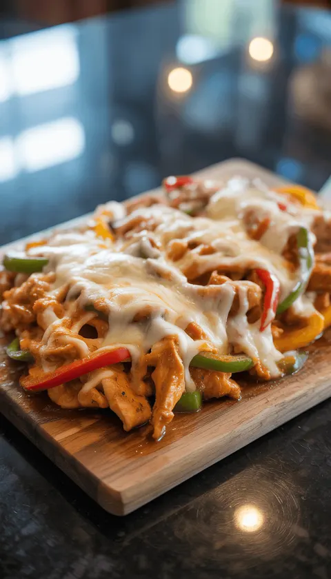 Chicken Fajitas with Extra Cheese
