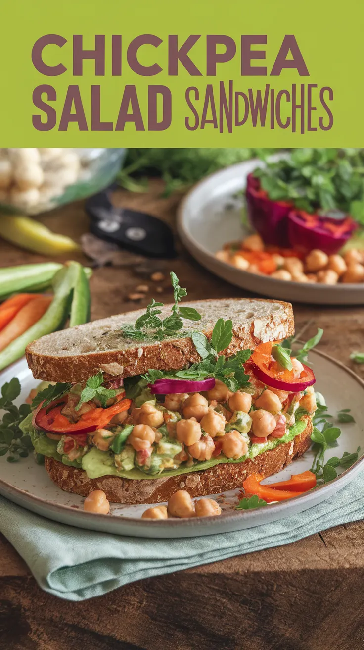Chickpea Salad Sandwiches