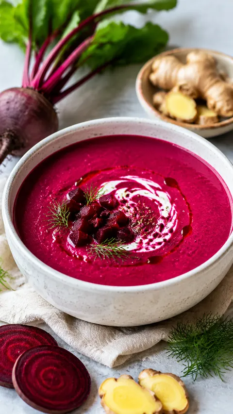 Chilled Beet and Ginger Soup – Refreshing and Healthy