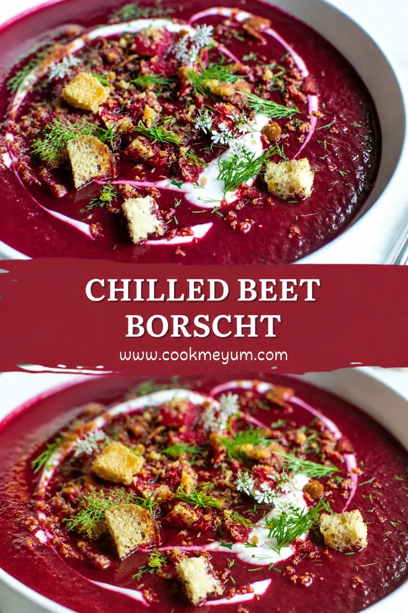 Chilled Beet Borscht – Refreshing and Perfect for Spring