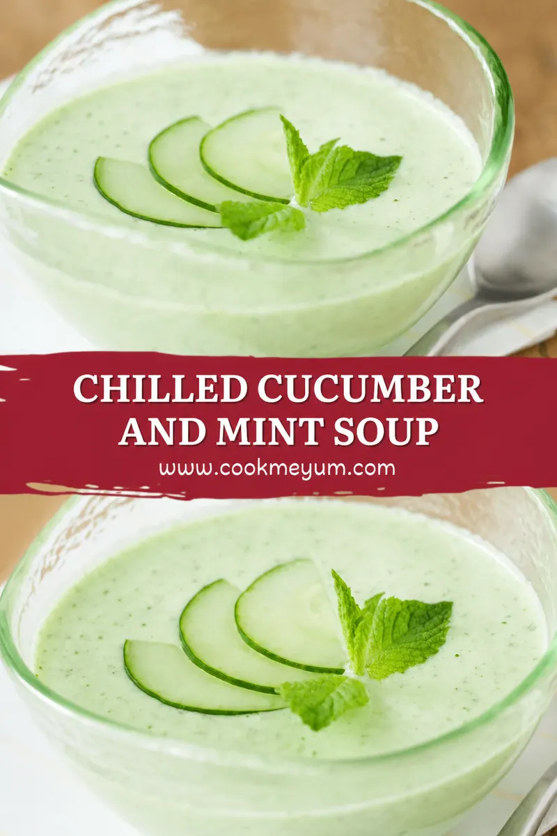 Chilled Cucumber and Mint Soup – Light and Refreshing