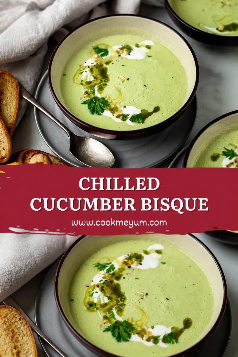 Chilled Cucumber Bisque – Refreshing Spring Soup