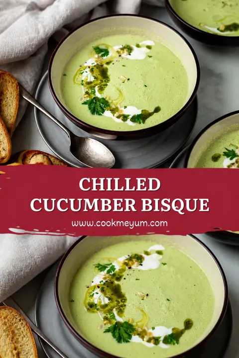 Chilled Cucumber Bisque – Refreshing Spring Soup
