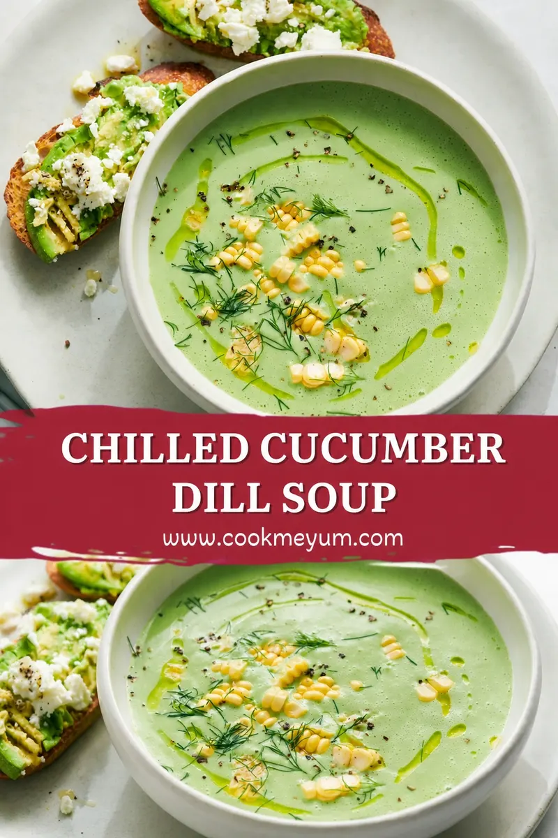 Chilled Cucumber Dill Soup – Refreshing for Summer