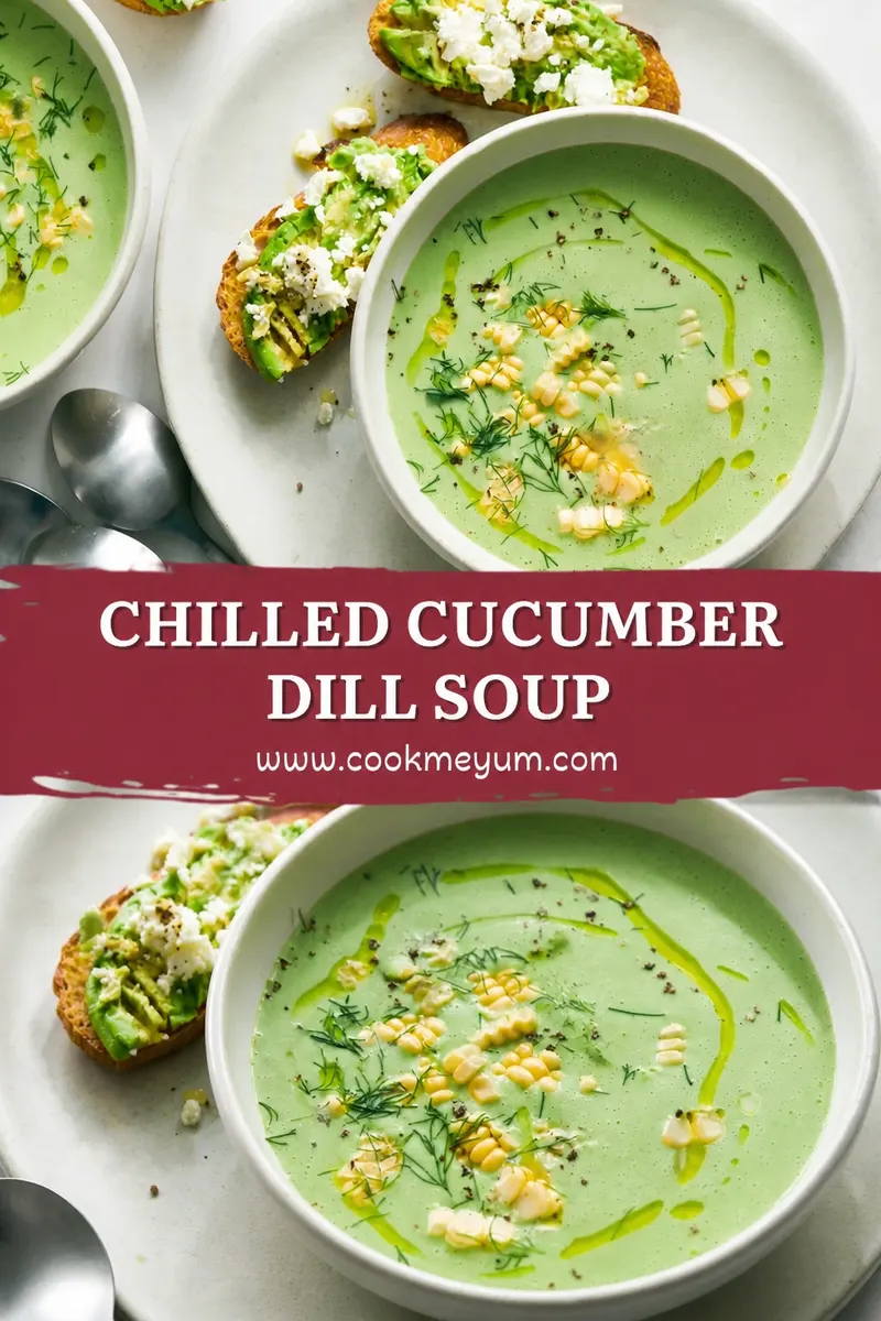Chilled Cucumber Dill Soup – Refreshing Summer Recipe