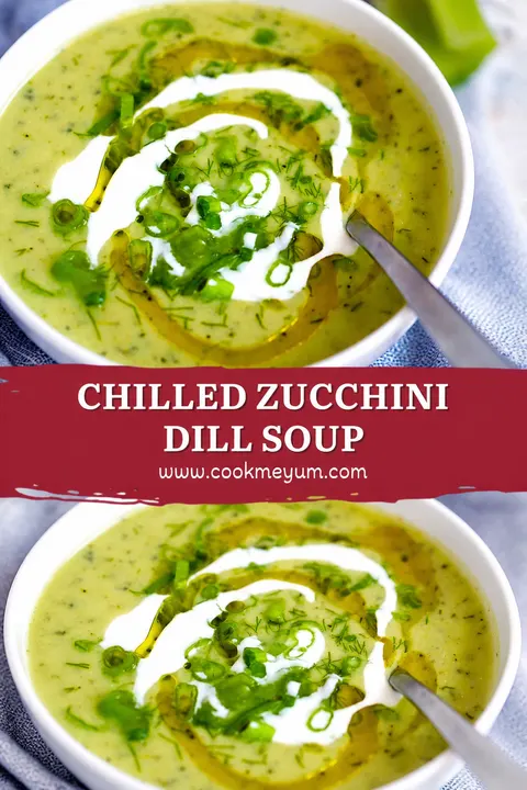 Chilled Zucchini Dill Soup – Refreshing for Summer