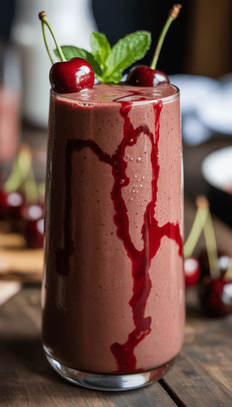 Chocolate Cherry Smoothie – A Deliciously Nutritious Treat!