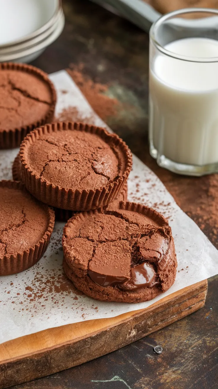 Chocolate Peanut Butter Cup Cookies