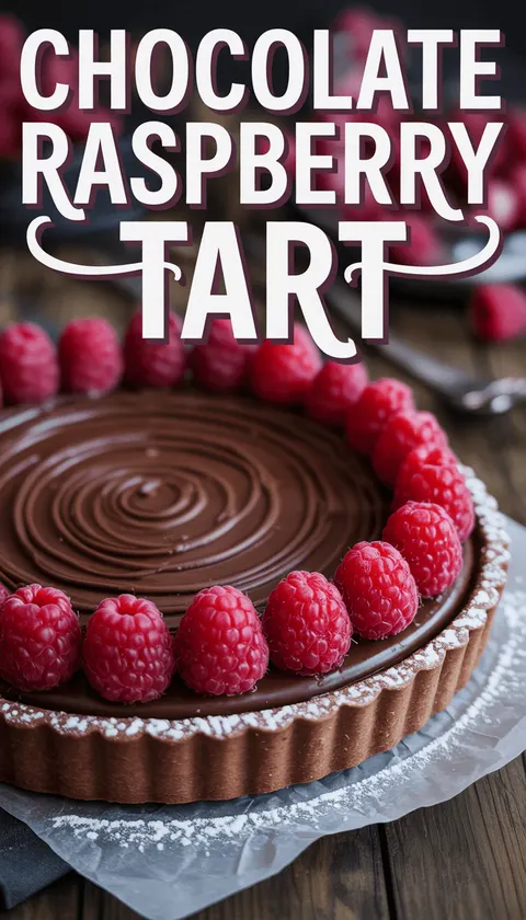 Chocolate Raspberry Tart – Decadent and Irresistible!