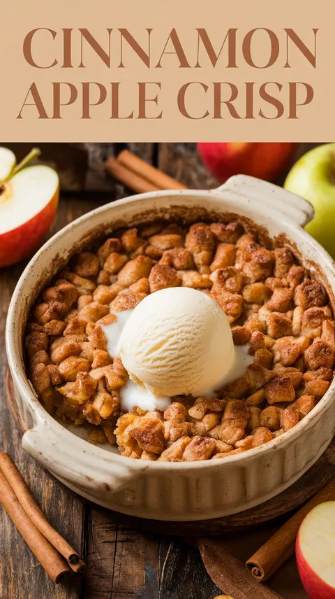 Cinnamon Apple Crisp