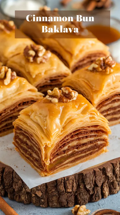 Cinnamon Bun Baklava