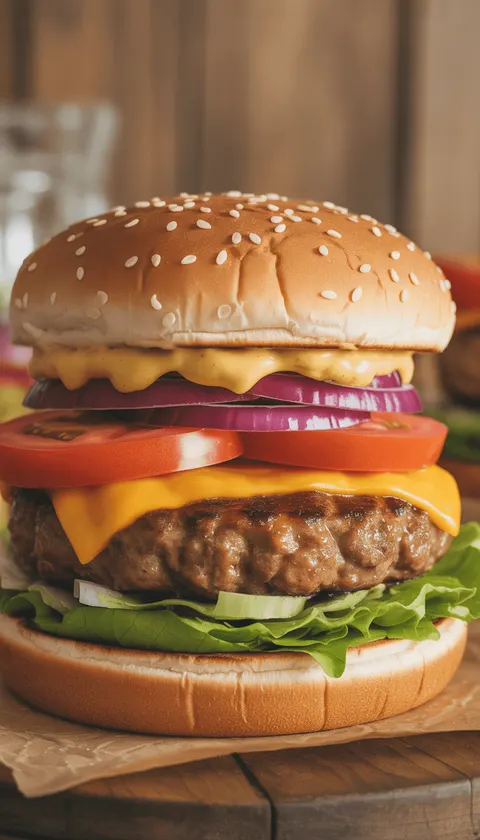 Classic Beef Burgers for National Hamburger Day
