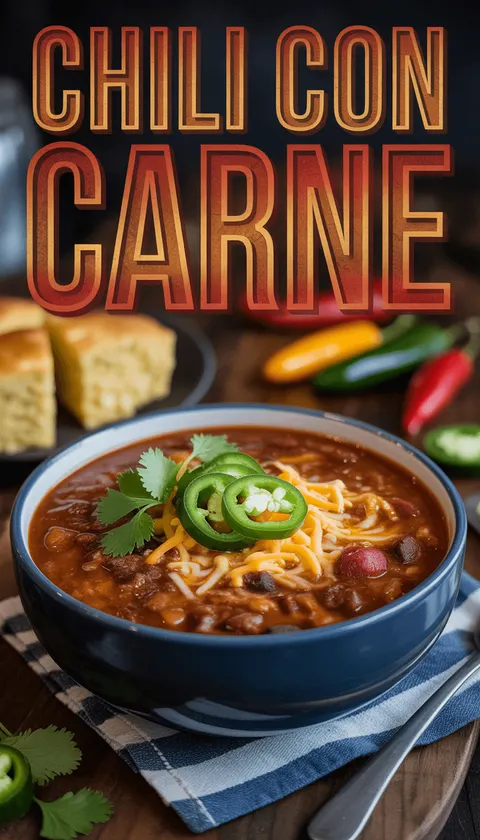 Classic Chili Con Carne Recipe (Hearty & Spicy!)