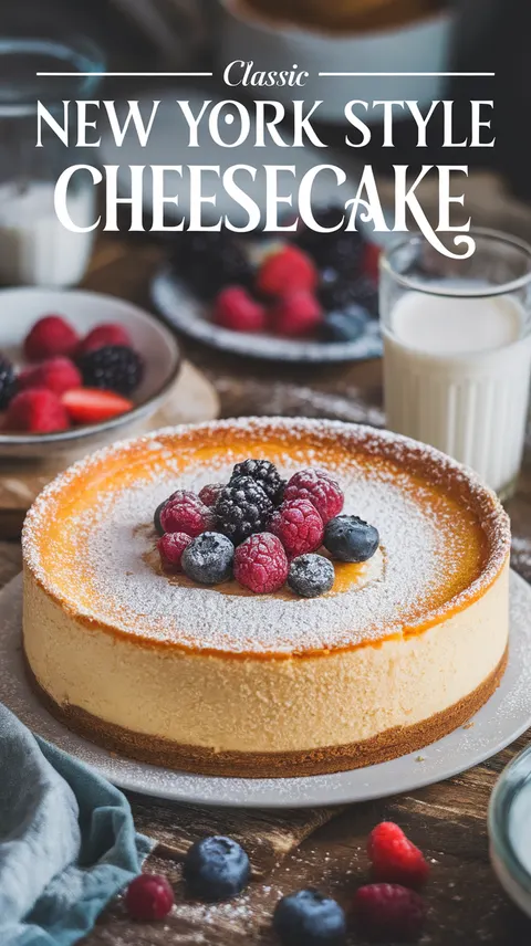 Classic New York Style Cheesecake