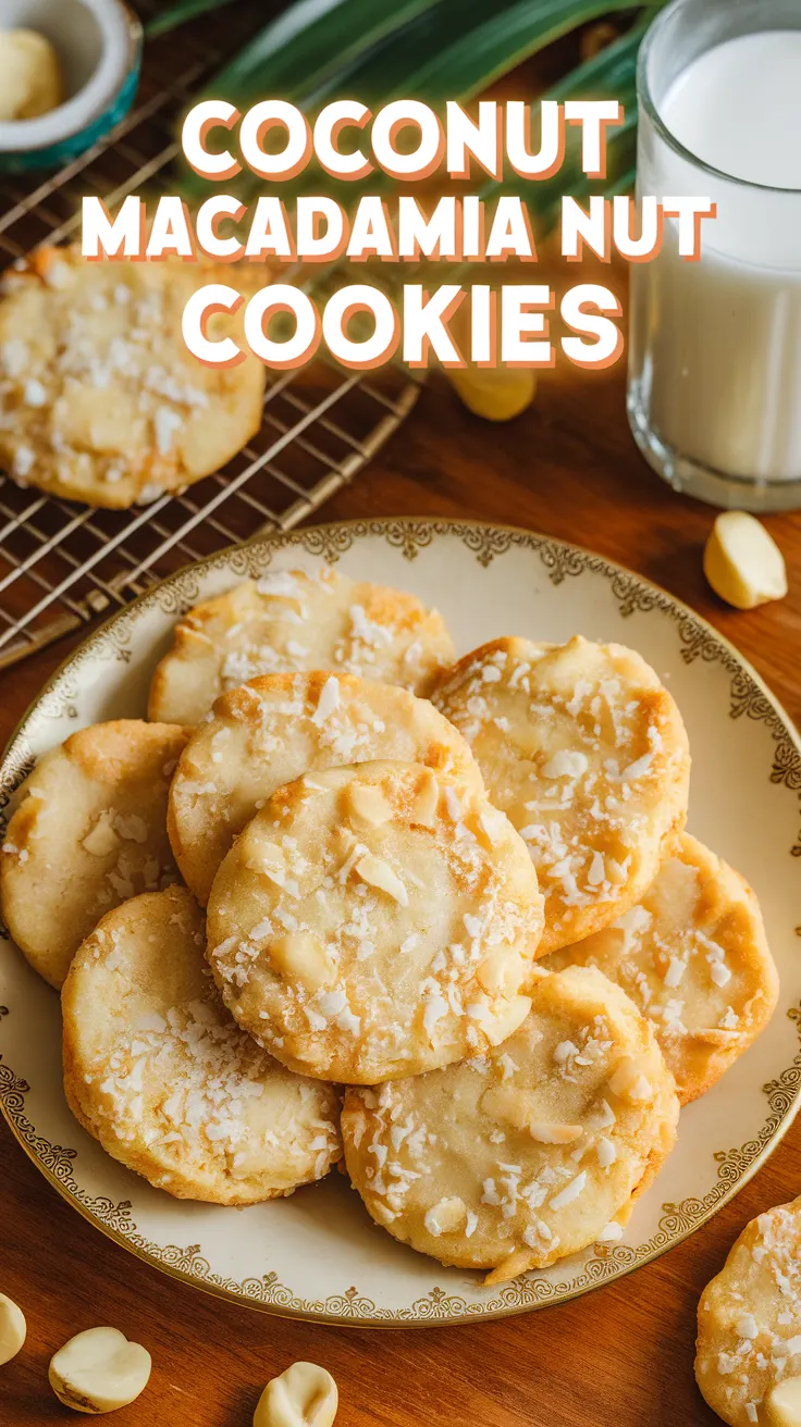 Coconut Macadamia Nut Cookies